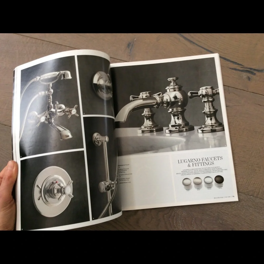 RH restoration hardware catalog table look book